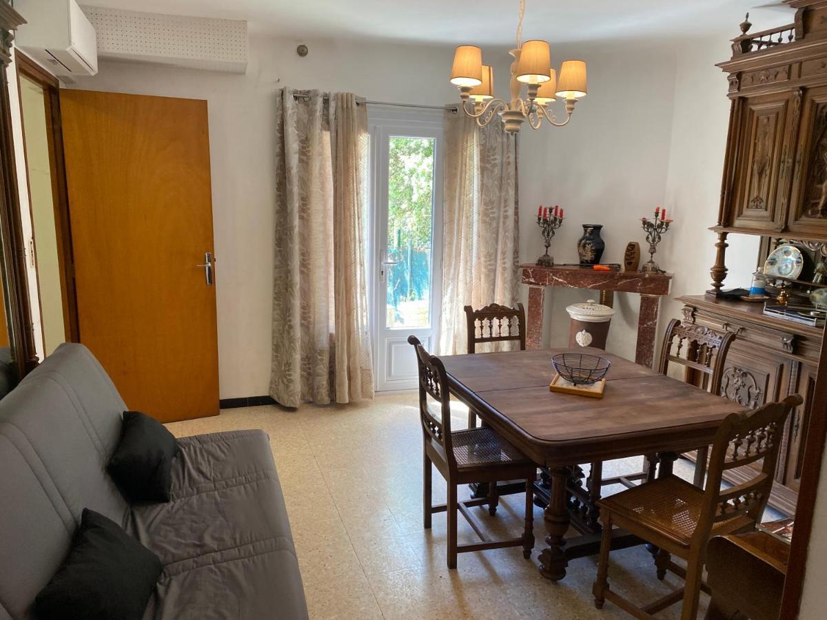 Appartement F3 De 60 M² Au Rez De Chaussee D'Une Villa Vezenobres 外观 照片